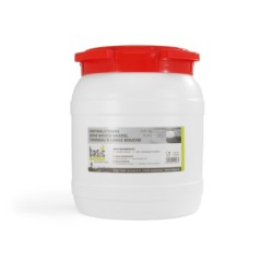 BasicNature Weithalstonne rund weiß 15,4 L