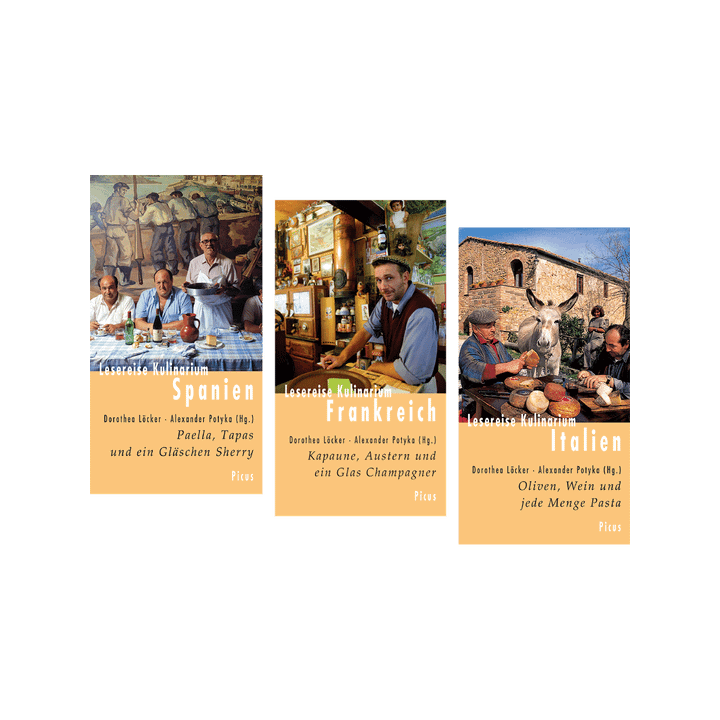 Kulinarische Lesereise. 3 Bände.