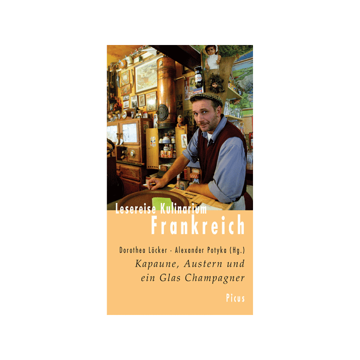 Lesereise Kulinarium Frankreich. Kapaune, Austern und ein Glas Champagner.