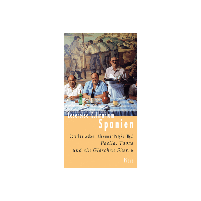 Lesereise Kulinarium Spanien. Paella, Tapas und ein Gläschen Sherry.