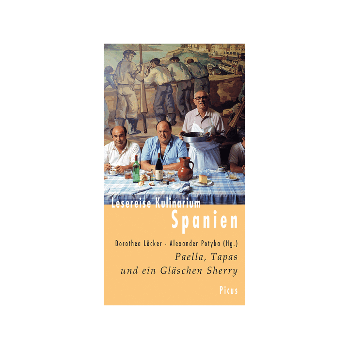 Lesereise Kulinarium Spanien. Paella, Tapas und ein Gläschen Sherry.