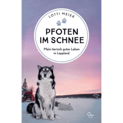 Pfoten im Schnee.