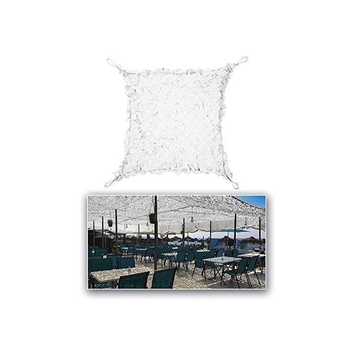 Tarnnetz Broadleaf Shadow Sail 4,0 x 4,0 weiss - 16,0m² (8,75 €/m²)