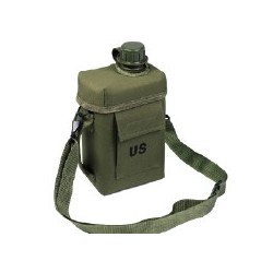 Feldflasche Patrol Canteen 2L mit Hülle und Gurt oliv